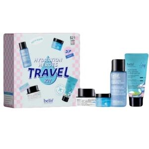 Belif Hydration Heroes 4pc Travel Kit with Toner and Cleanser New